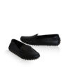 Lamb Leather Casual Women Shoes, Black