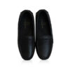Lamb Leather Loafer Shoes, Black