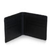 Ostrich Leather Wallet, Black