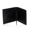 Stingray Spot Leather Wallet, Black