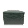 Pre-order Jewelry Box Matte Dark Green Crocodile Belly Leather Size 35