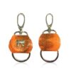 Key Chain Sea Snake Orange And Black