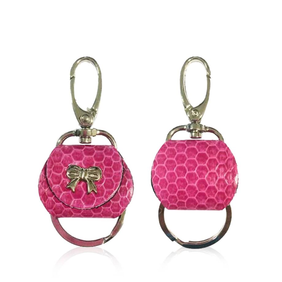 Key Chain Sea Snake Pink