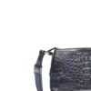 Arale Bag Crocodile Hornback Leather Sling Bag Navy Blue Size 25 cm