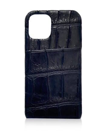 iPhone 12 Crocodile Belly Leather Case With Card