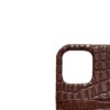 iPhone 12 Crocodile Belly Leather Case With Card