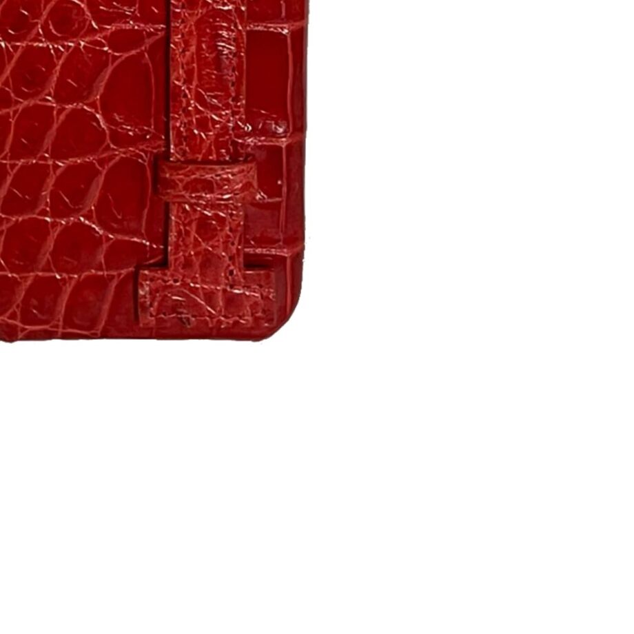 iPhone 12 Crocodile Belly Leather Case With Handle