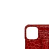 iPhone 12 Crocodile Belly Leather Case With Handle