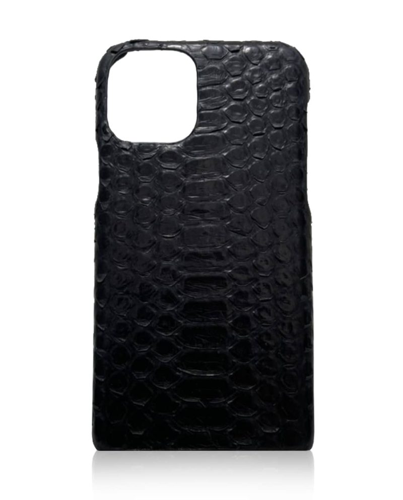 iPhone 12 Python Belly Leather Case Matte Color
