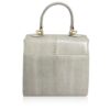 LISO LS Cobra Belly Handbag Shiny Grey Size 21 cm