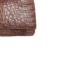 LUANA With Handle Siamese Neck Clutch Bag Brown Size 33 cm