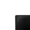 Lamb Leather Wallet Matte Black Size 11.5 cm