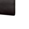 Lamb Leather Wallet Matte Brown Size 12 cm