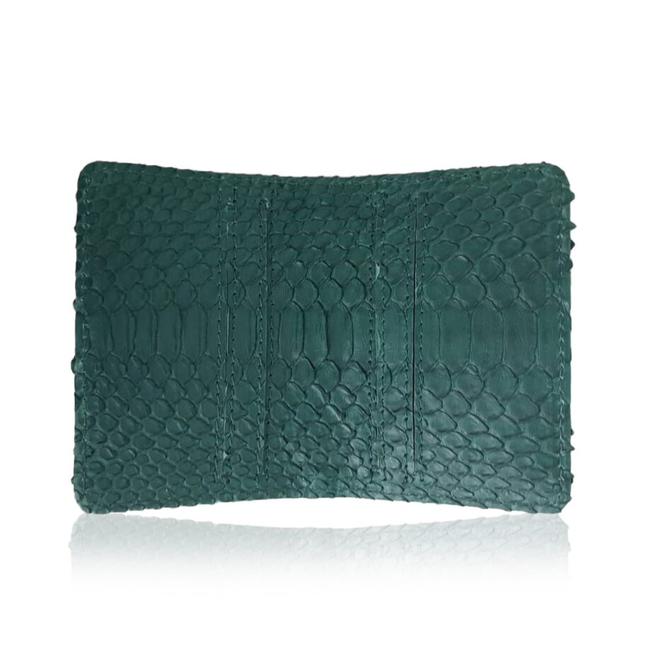 STELLA Python Belly Handbag Matte Green Size 25