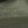 Rosalie Crocodile Handbag Light Grey Size 37cm