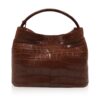 Rosalie Crocodile Handbag Tan Size 41cm